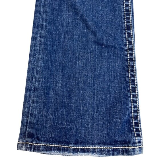 Be Rocks For Express Women's Blue  Medium Wash Rock Revival Bootcut Jeans Sz 2R - Picture 8 of 12